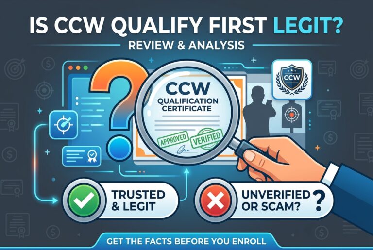 is ccw qualify first legit?